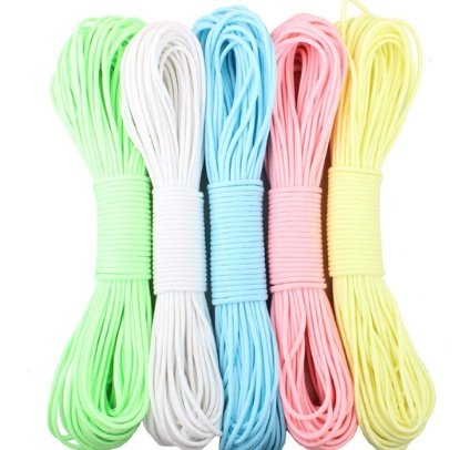 Luminous 9-core luminous rope Camping outdoor safety equipment special rope 9-cell umbrella rope