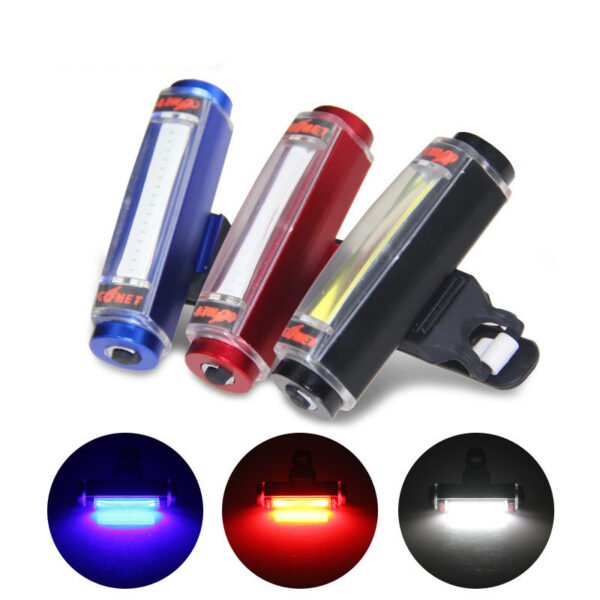 Aluminum Alloy USB Rechargeable Bicycle Taillight