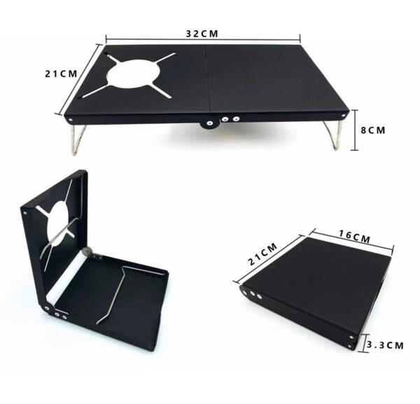 Folding Japanese Style Insulated Table Camping Stove Holder