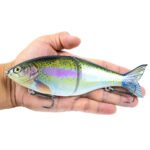 Wo-section Metal Connection Lure Lure Submersible S-shaped Multi-section Fishing Lure