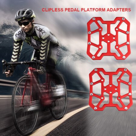 Bicycle Platform Adapter Universal Clipless To Platform Adapter Cleat Pedal For Bicycle Road Bike New