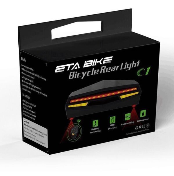 Smart mountain bike tail light