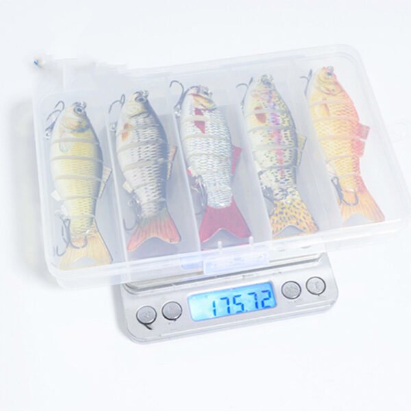 6 Sections Of Bionic Fake Bait 5 Sets Boxed