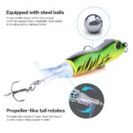 9cm propeller tractor hard bait floating frog bait