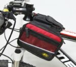 Bicycle on the tube before the package, mountain bike bag, bicycle riding equipment