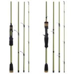 4 section fishing rod road sub rod short section carbon portable plug fishing rod