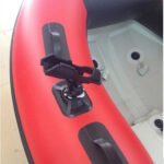 Adjustable direction fishing rod fixing seat