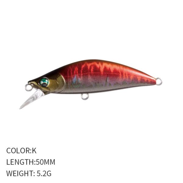Submerged Long Casting Warped Mouth Bass Mini Microbait