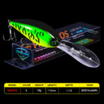 11cm Floating Waterway Sub Plastic Hard Bait 18.5g