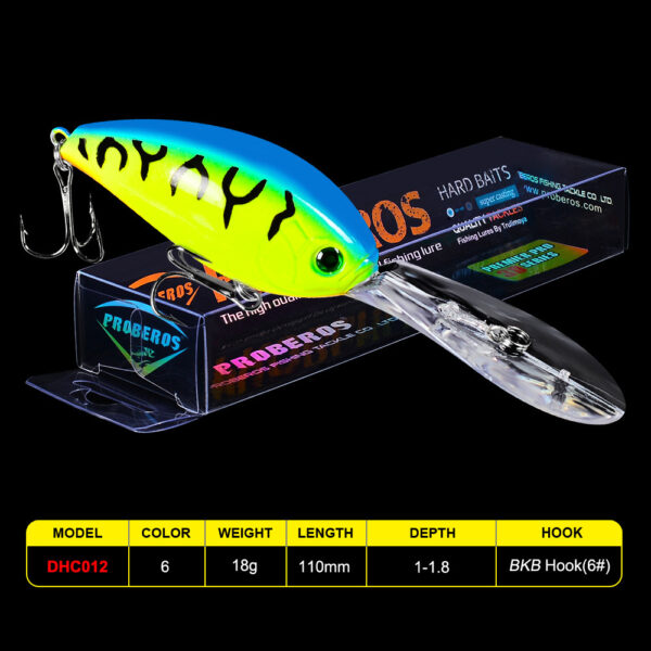 11cm Floating Waterway Sub Plastic Hard Bait 18.5g