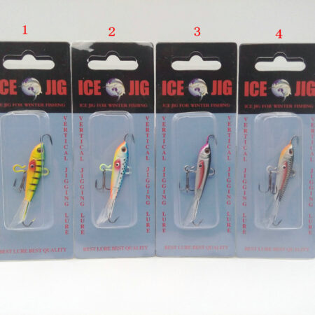 4 Colors Optional Ice Hook Road Sub Bait 60mm 10.5g Metal Fish Bait Fake Mini Lead Fish