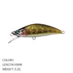 Submerged Long Casting Warped Mouth Bass Mini Microbait