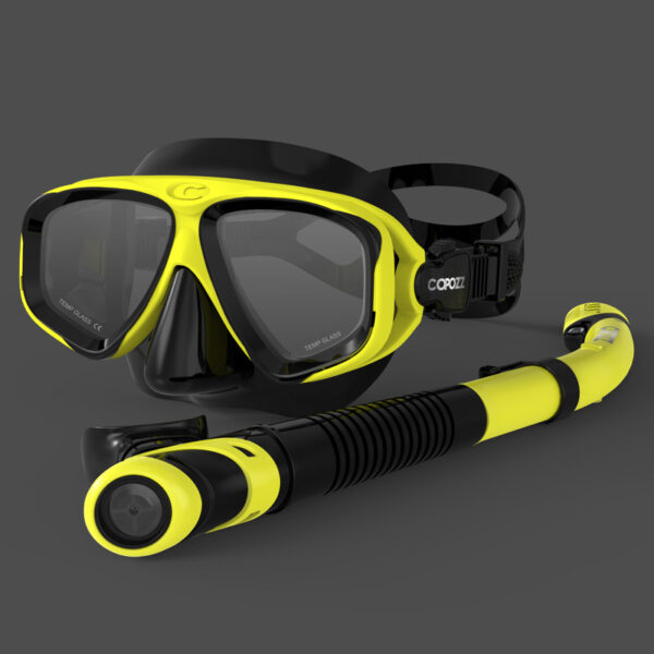 Adult diving glasses snorkel set