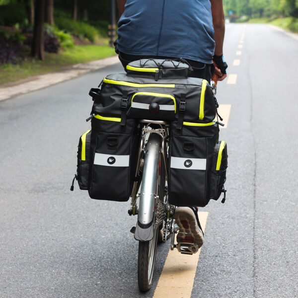 Multifunctional bicycle rear shelf pack