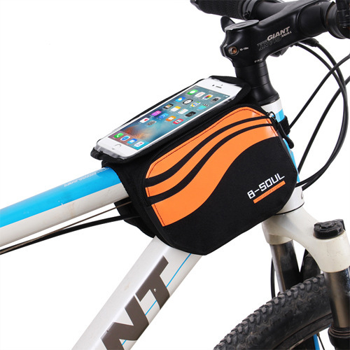 Bicycle mountain bike top tube bag