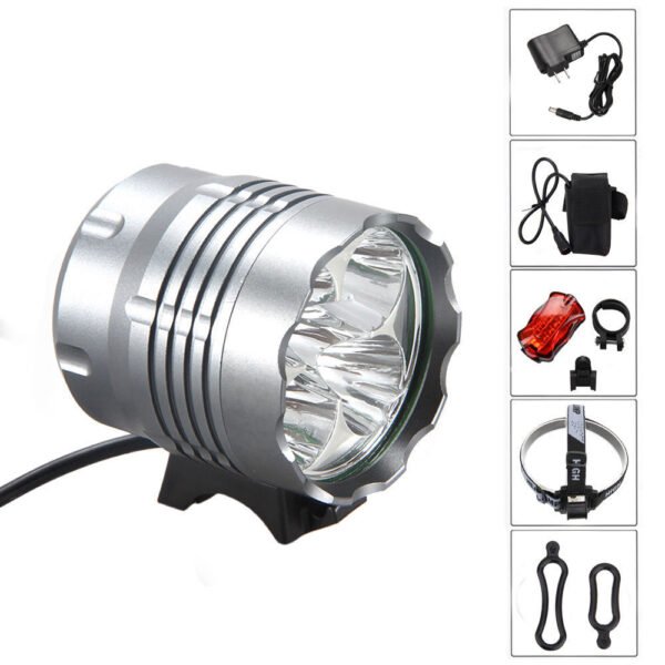 LED Mountain Bike Headlight 5T6 Bicycle Light