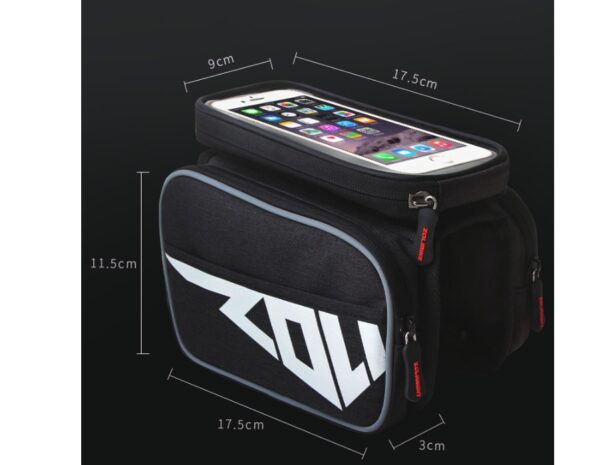 Neutral bike bag touch screen saddle bag