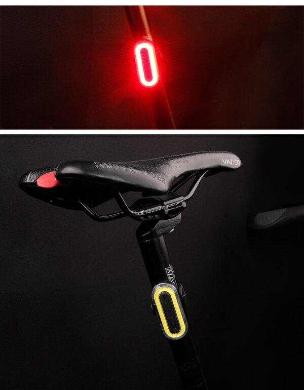 Cycle Tail Light Bike Rear Lamp USB Charge