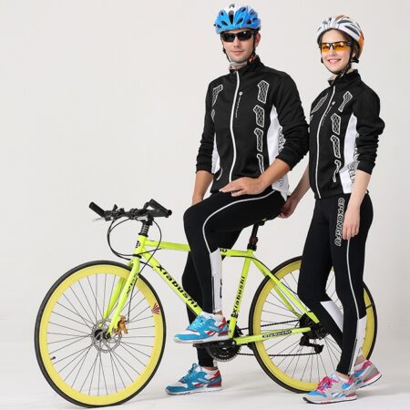 Spring and autumn bicycle Jersey long-sleeved suit men and women models mountain bike team version of clothes autumn and winter coat