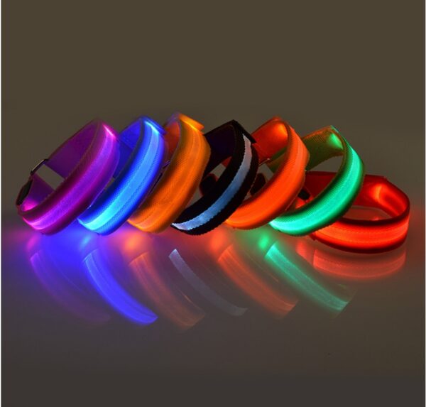 Factory Direct Supply Illuminated Arm Band LED Running Equipment Safety Arm With Outdoor Products Batch