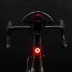 Bicycle taillight warning light