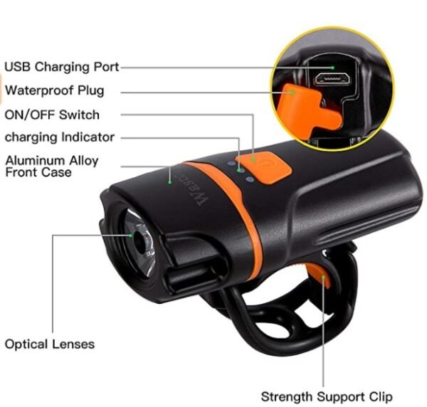 The New USB Charging Glare Cycling Light