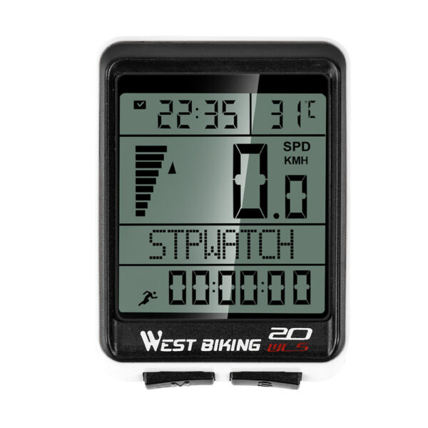 English wireless bicycle stopwatch