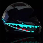 Motorcycle helmet light bar