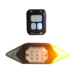 Bicycle steering lights