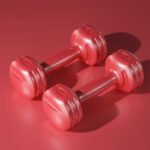 A Pair Of Home Fitness Equipment Women Dumbbells