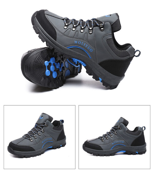 Men's Cotton Climbing Shoes Waterproof Outdoor Shoes Non Slip Hiking Shoes Climbing Shoes Warm Cross Country Running Shoes Large Size