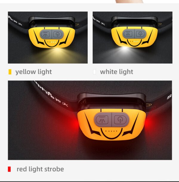 High-Brightness Headlamps Strong Light Long-Range Night Fishing Sensor Headlamps