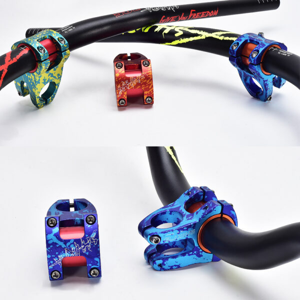 Mountain Bike Stem Colorful Downhill Riser