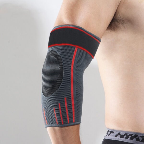 Adjustable Compression Elbow Pad With Straps