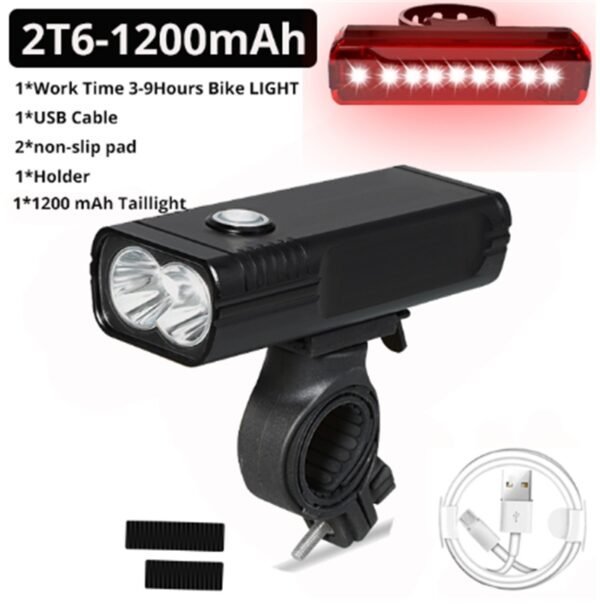 20000Lm Bicycle Light USB Rechargeable Waterproof Bike Light