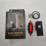 Bicycle Led Waterproof 2255 Front Light Warning Tail Light
