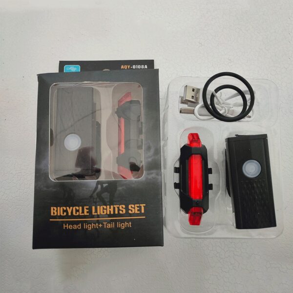 Bicycle Led Waterproof 2255 Front Light Warning Tail Light