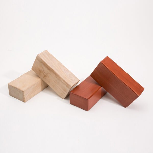Yoga Brick Solid Wood Yoga Brick Whole Piece Anti-slip Compressive Log Brick Yoga Clothes Iyengar Yoga Auxiliary Supplies