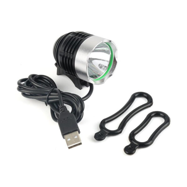 USB External Connector Light Mountain Bike Light l2 Strong Light Head