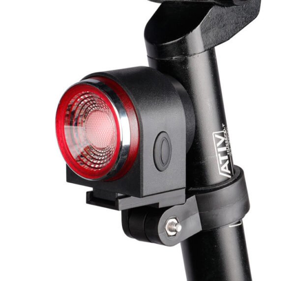 Bike Rear Light With Intelligent Sensor, Anti-theft Alarm, USB Rechargeable, Flash