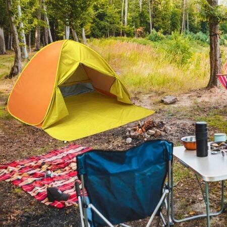 Sunscreen Shelter Tent Anti-UV Pop Up Beach Canopy Outdoor Camping Hiking Tent Travelling Easy Carrying Portable Parts