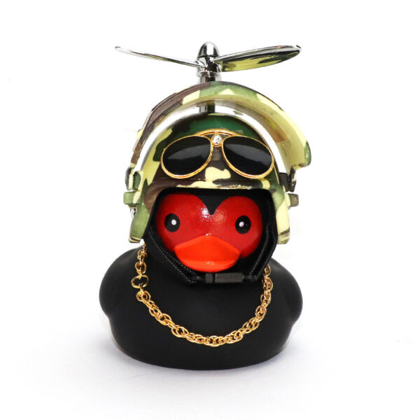 Ginger Female Duck Black Duck Three-Level Head Bamboo Dragonfly Broken Hood Broken Wind Duck Car Decoration