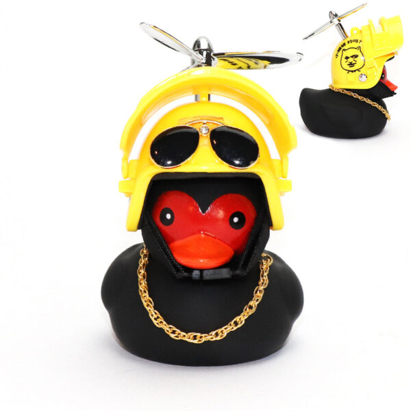 Ginger Female Duck Black Duck Three-Level Head Bamboo Dragonfly Broken Hood Broken Wind Duck Car Decoration