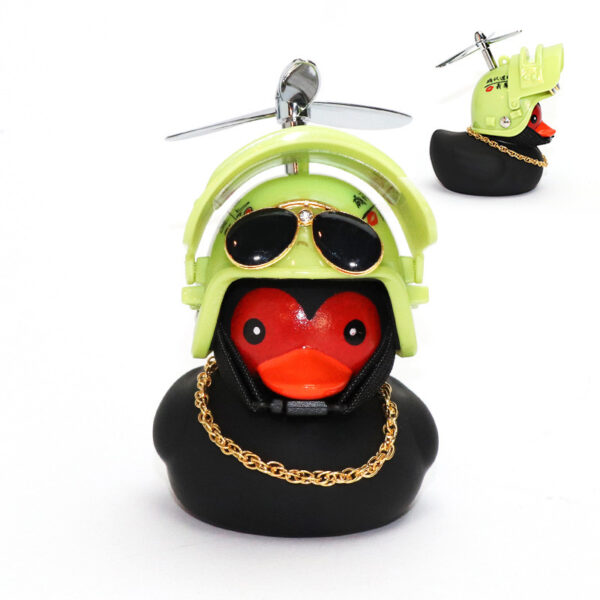 Ginger Female Duck Black Duck Three-Level Head Bamboo Dragonfly Broken Hood Broken Wind Duck Car Decoration