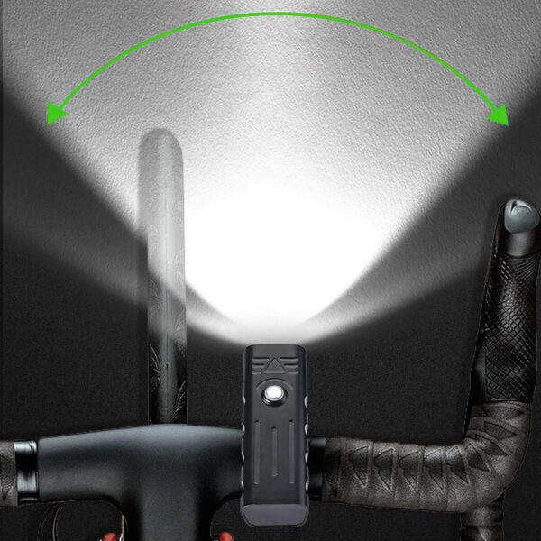 Bicycle LED Built-in Battery USB Charging Front Light