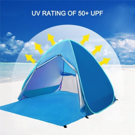 Automatic Construction-Free Camping Tent With Curtain