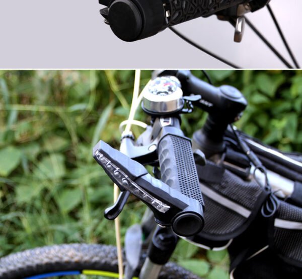 New Bicycle Steering Handlebar Lamp With Lamp Horn Vice Handle Led Warning Lamp Mountain Bike Parts Wholesale