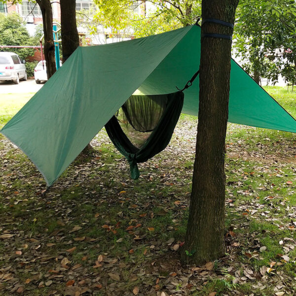 Hammock With Mosquito Net, Outdoor Parachute Cloth Encrypted Mesh Hammock