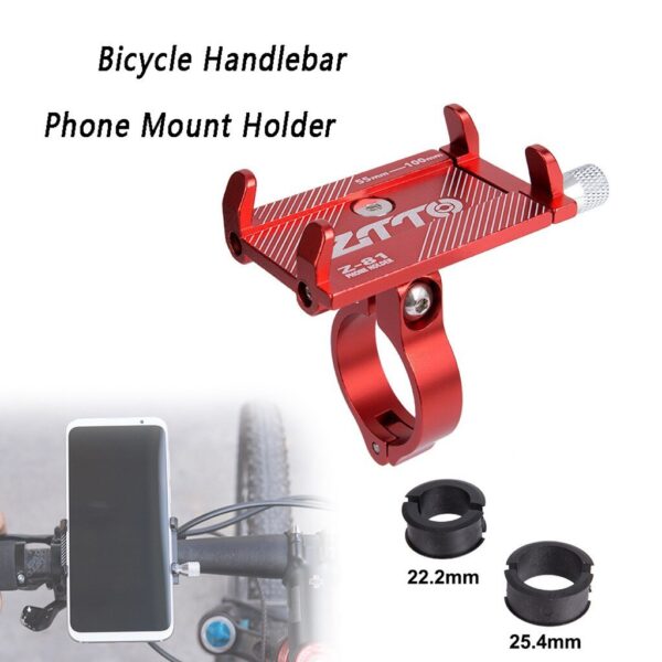 Bicycle mobile phone holder