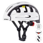 Folding cycling helmet